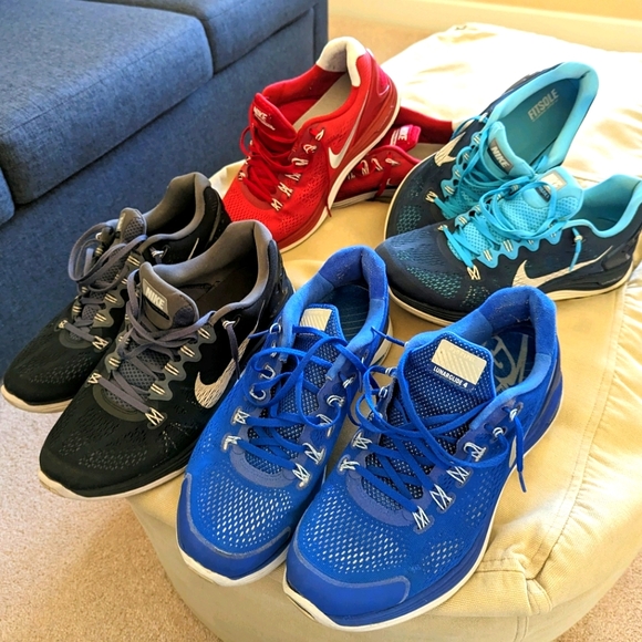 Nike shoes, size 12 on all